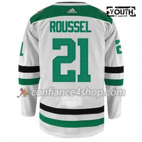 Adidas Maillot de Hockey Dallas Stars ANTOINE ROUSSEL 21 Blanc Authentic - Enfant